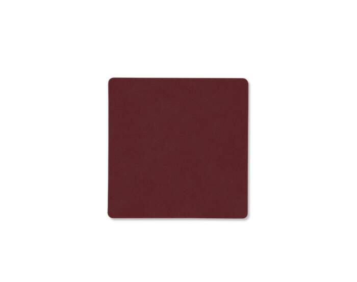 Glass Mat Square Nupo, burgundy