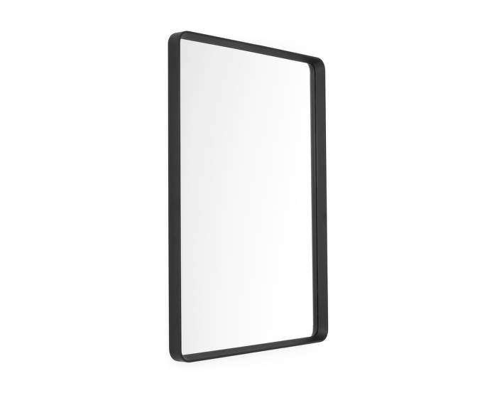 Norm-Wall-Mirror,-rectangular,-black
