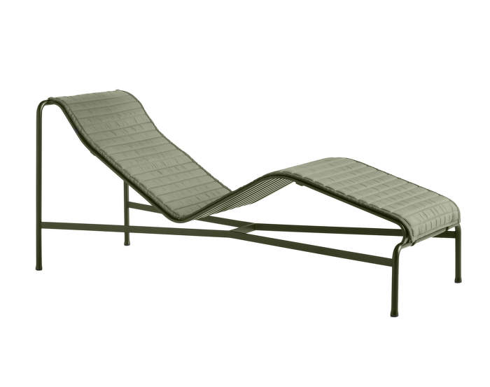 Palissade Chaise Longue cushion, olive