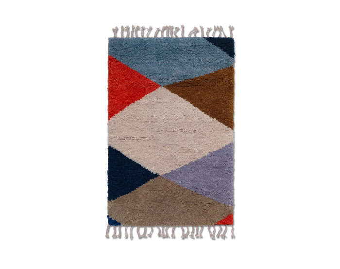 Harlequin Knotted Rug