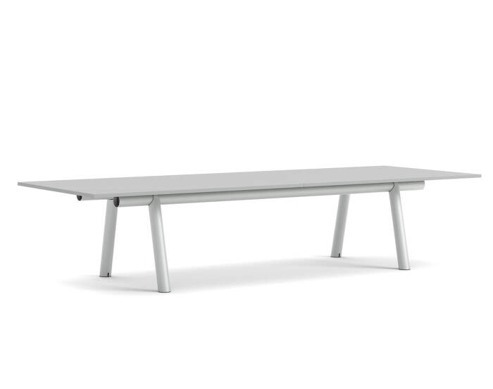 Boa Table 350x128x75 cm, metallic grey / grey