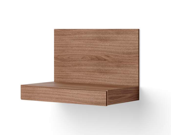 Tana Wall Mounted Desk, walnut