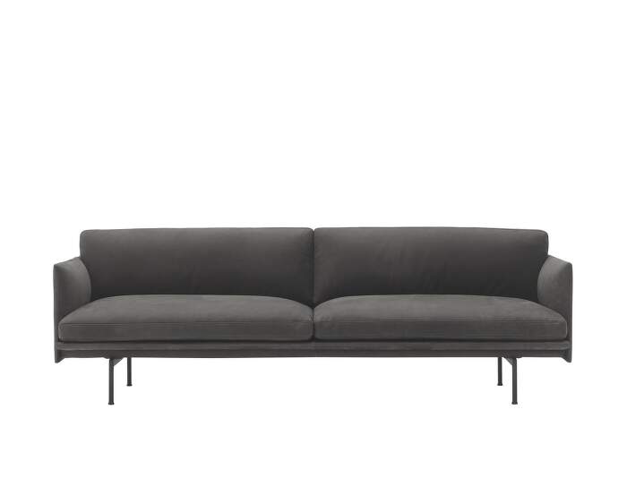 Outline 3-seater Sofa, grey