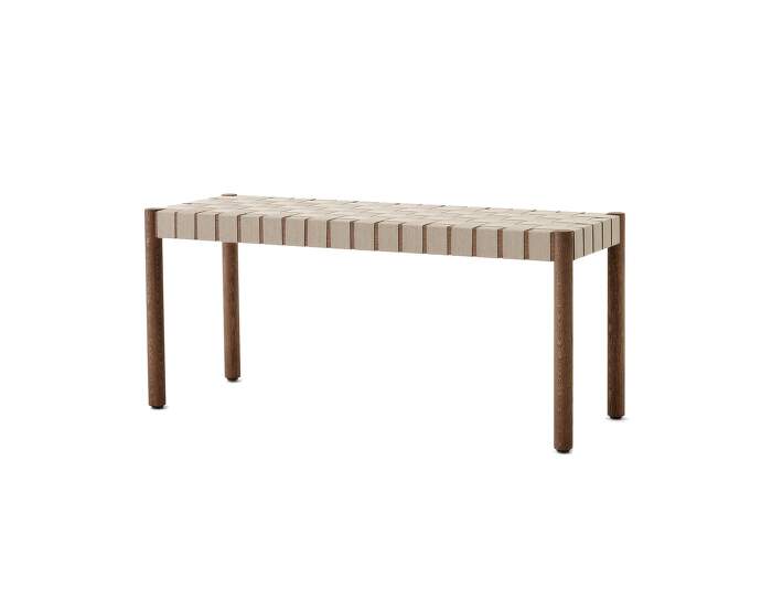 Betty TK4 Bench, smoked oak / natural webbing