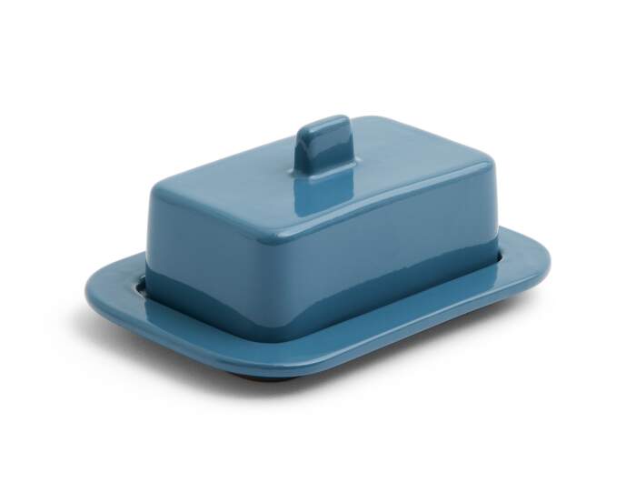 Barro Butter Dish, dark blue