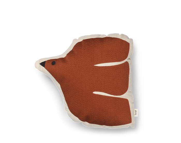 Swif Bird Cushion, baked clay