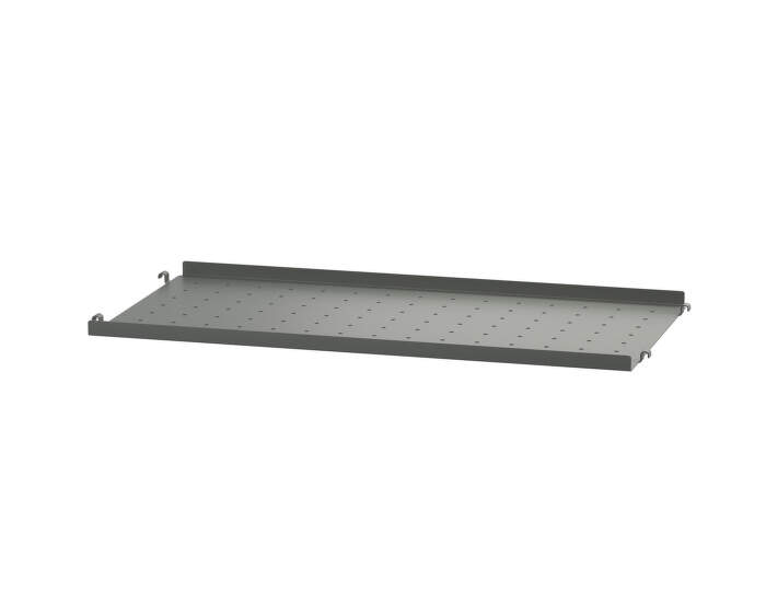 String Metal Shelf Low Edge 58 x 30, dark grey