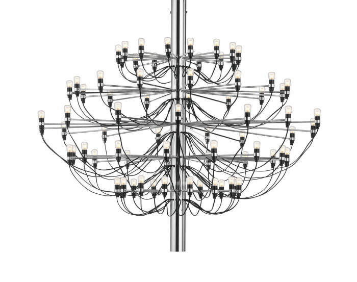 2097/75 Suspension Clear Bulbs, chrome