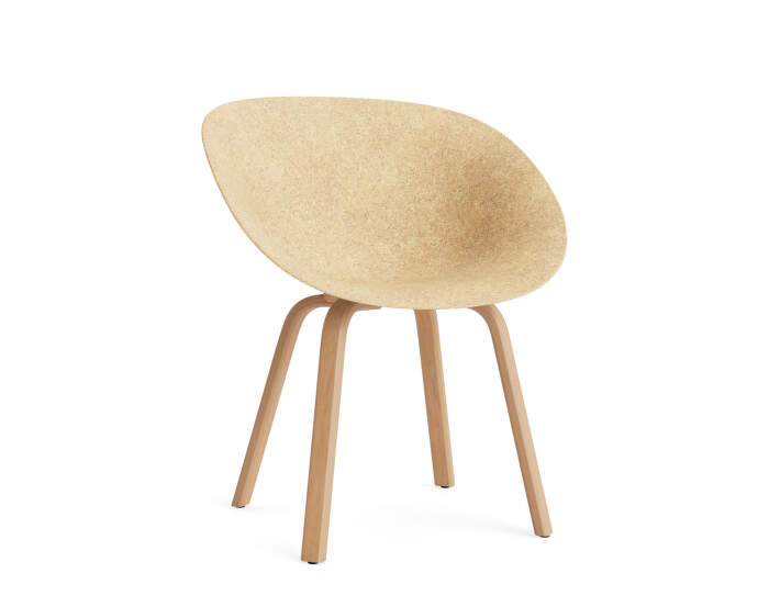 Mat Armchair Wood, hemp/beech