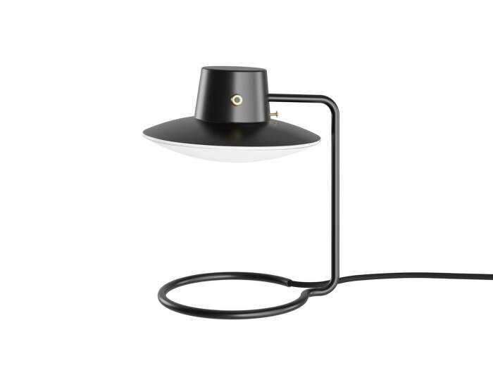 AJ Oxford Table Lamp Low, black