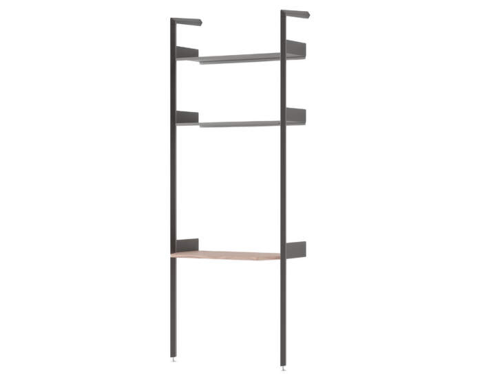 Rombe IF2 Full Bay Desk, anthracite