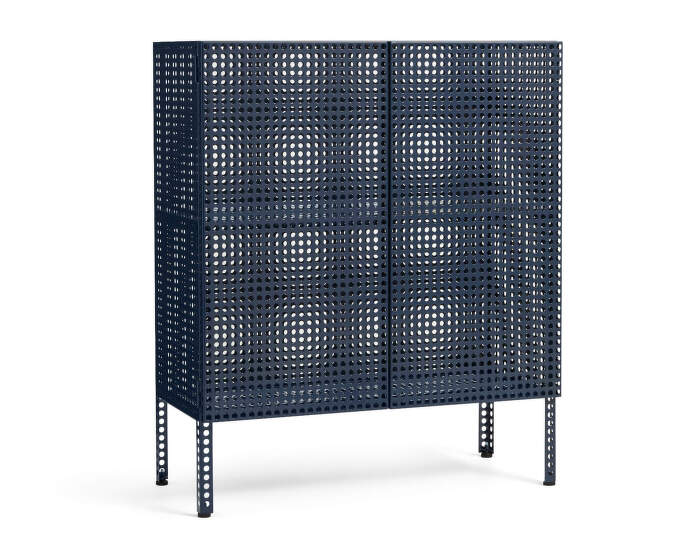 Perforated Cabinet Floor Medium, steel blue