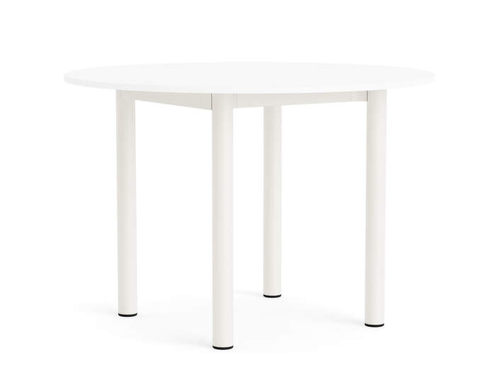Annex Round Table Ø110, cream white/white laminate