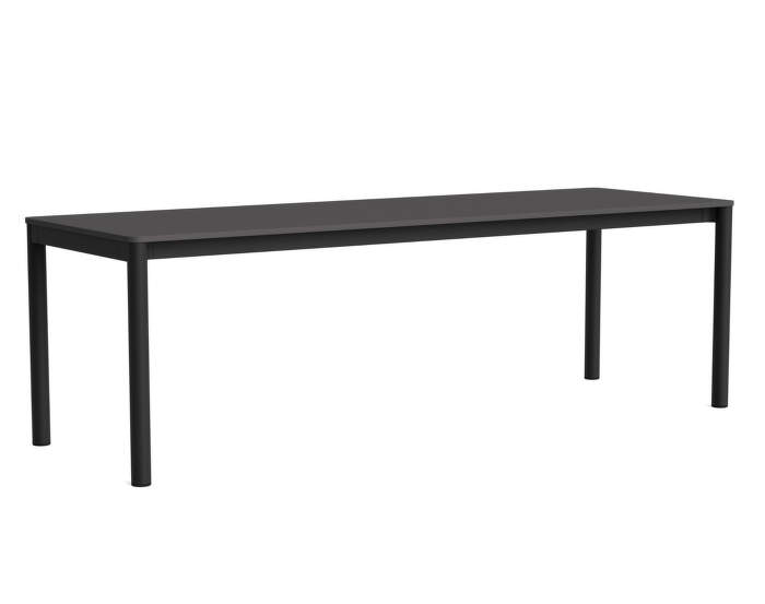 Annex Flush Table 240x80, charcoal/dark grey