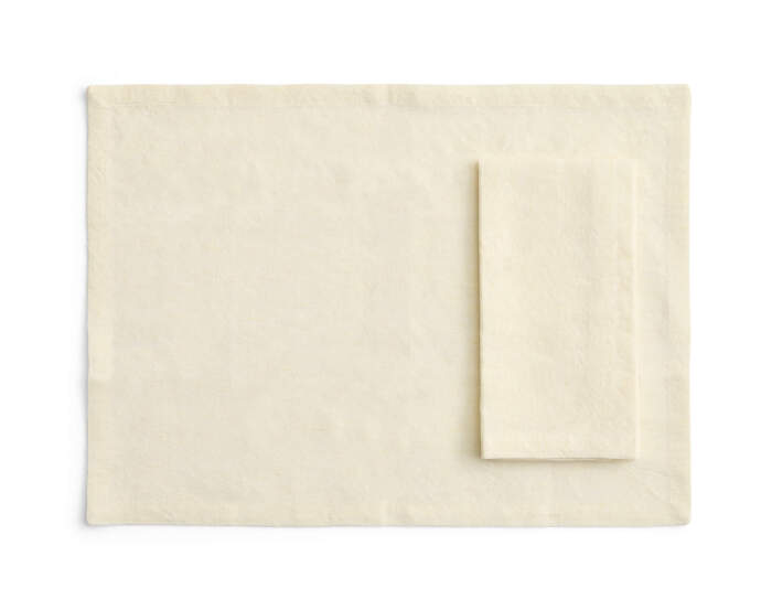 Tavolo Napkin/Placemat, set of 4, soft yellow