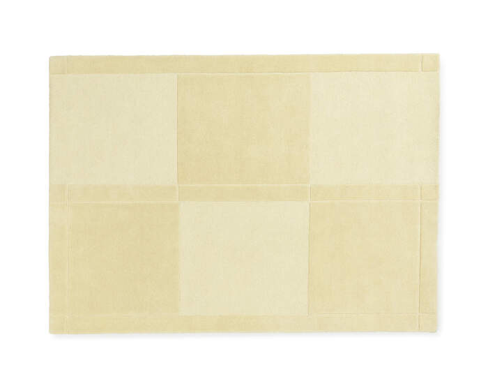 Level Rug 170x240, light yellow