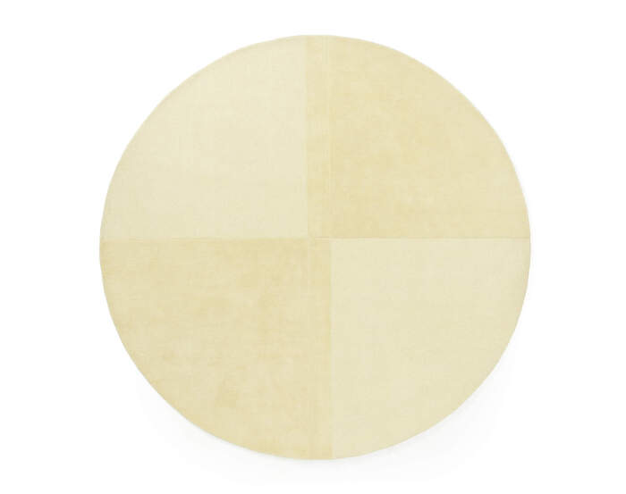 Level Rug Ø280, light yellow