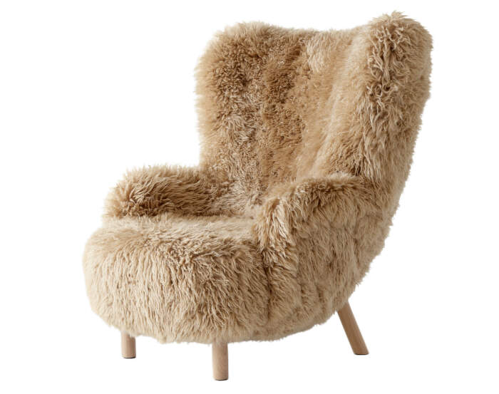 Petra VB3 Louge Chair, oak/sheepskin Honey
