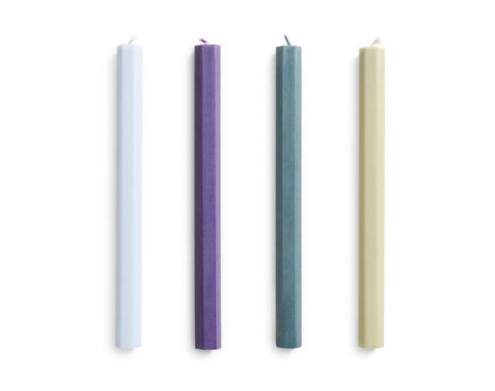 Hexagon Candle set of 4, meadow