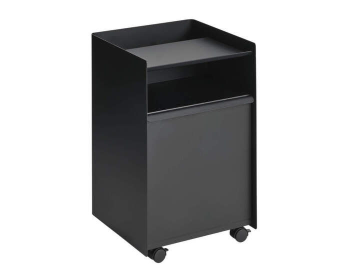 Stolek Folded Troley Low Closet, black