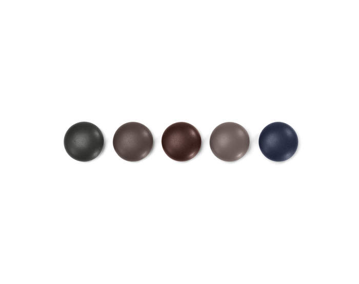 Magnety Vitra Magnet Dots, set 5 ks, dark