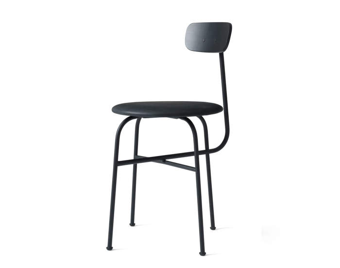 Afteroom Dining Chair 4, leather, black/black