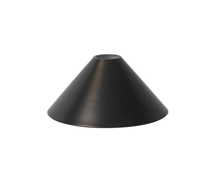 Cone-Shade,-black-brass