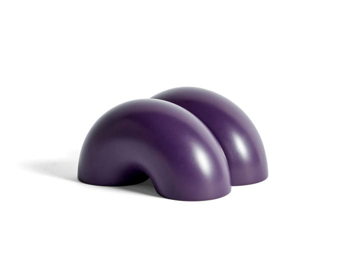 W&S Doorstop, Double Donut, purple