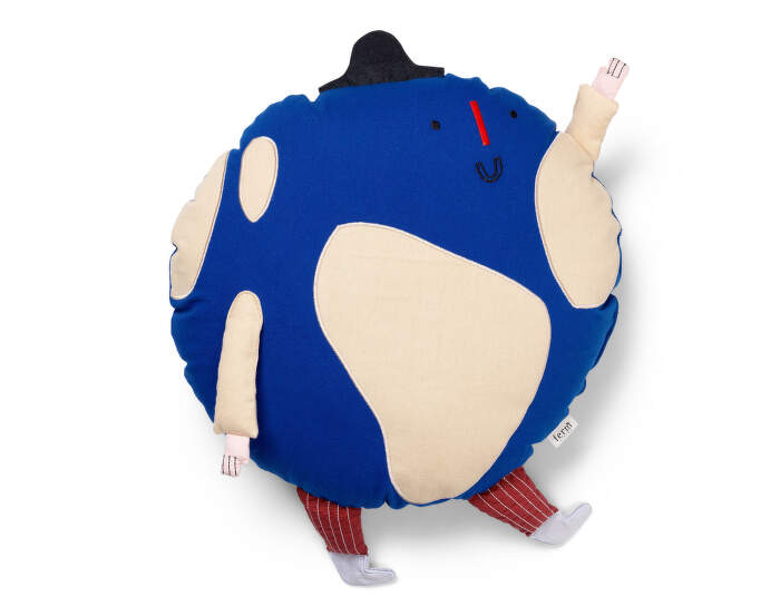 World Cushion, Bright Blue