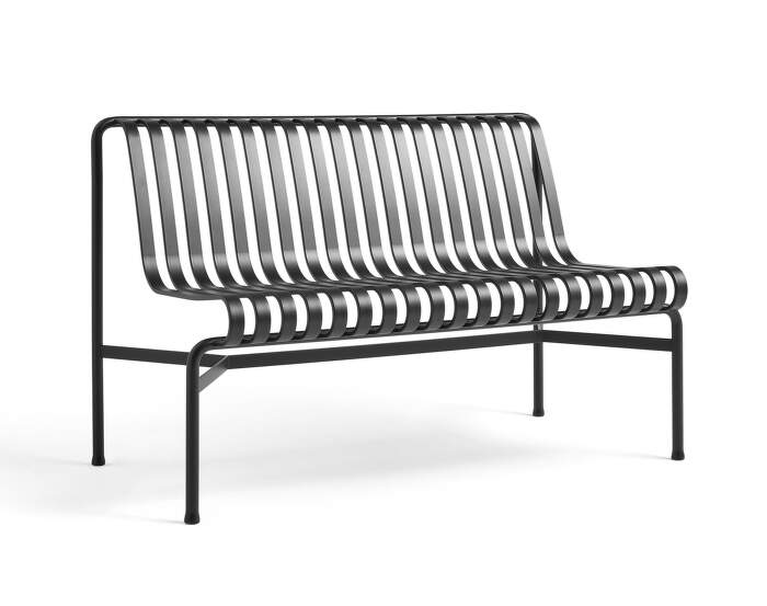 Palissade Bench without Armrest, anthracite