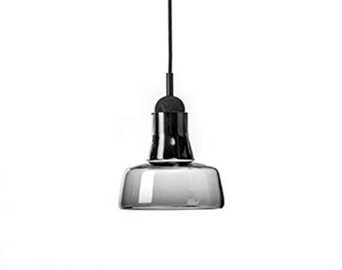 Shadows PC896 Lamp, grey / black oak