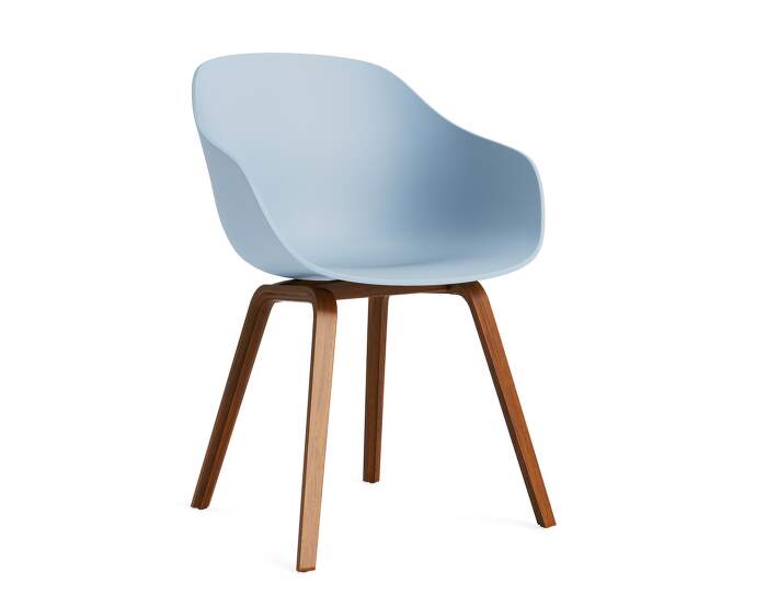 AAC 222 Chair Walnut, slate blue