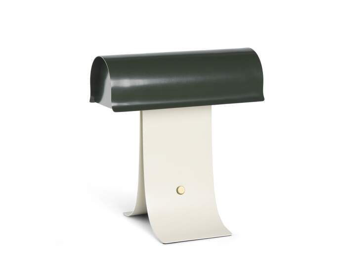 Archive Table Lamp 25, green / grey