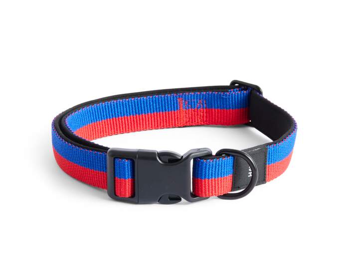 HAY Dogs Collar Flat M/L, red/blue