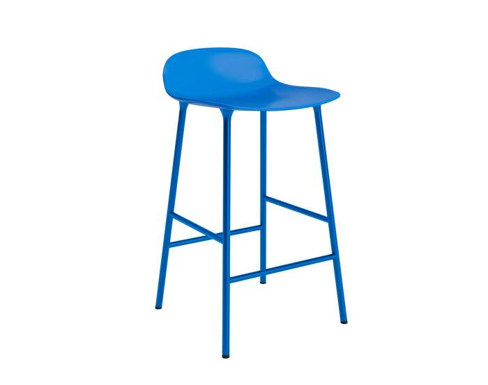 Form Bar Chair 65 cm Steel, bright blue