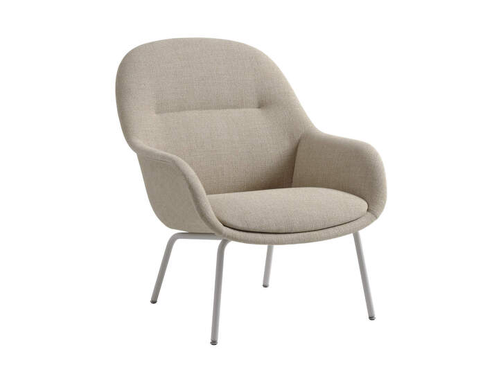 Fiber Lounge Armchair Tube, Ecriture 240/grey