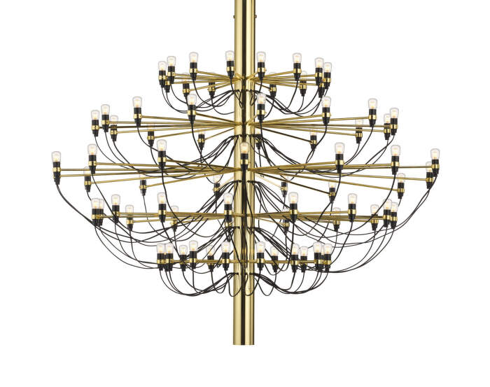 2097/75 Suspension Clear Bulbs, brass