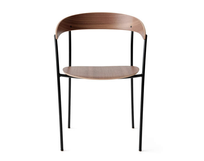 Missing Armchair, lacquered walnut