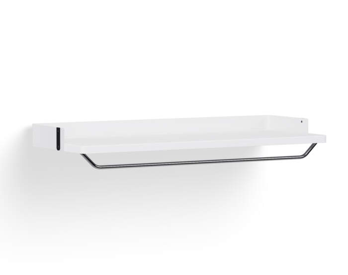 Pier System Shelf with Hanger, white