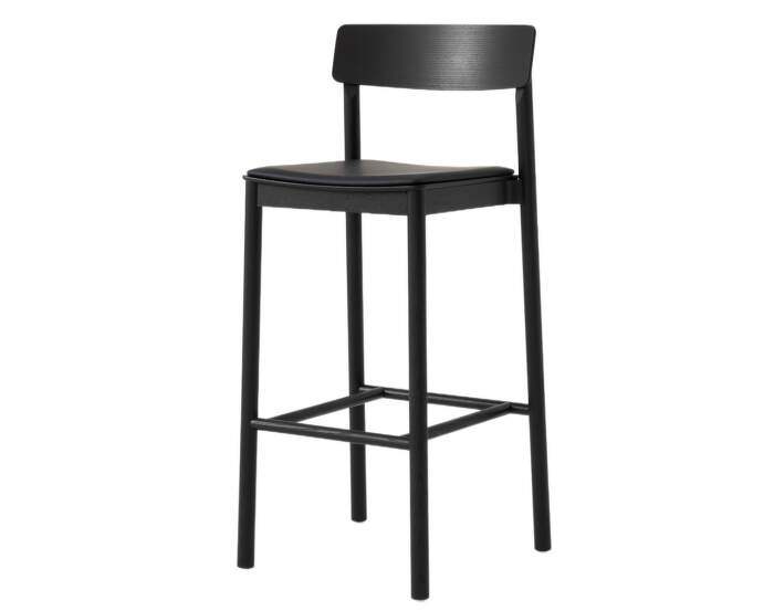Betty TK17 Bar Chair, black/black leather
