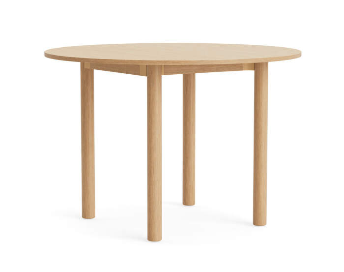 Annex Round Table Ø110, lacquered oak