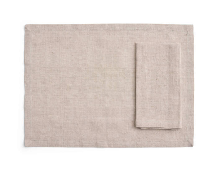 Tavolo Napkin/Placemat, set of 4, soft beige