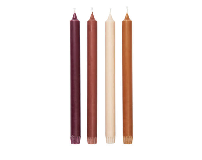 Pure Candles, set of 4, roseate blend