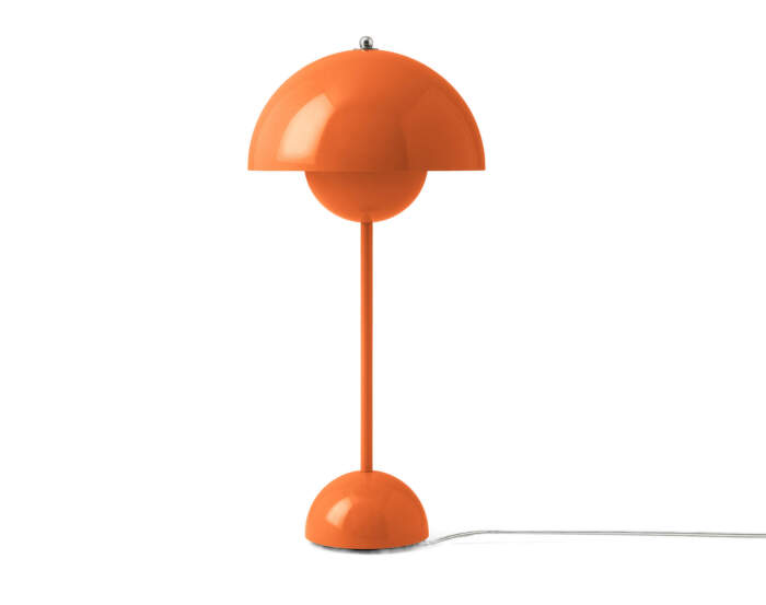 Flowerpot VP3 Table Lamp, zesty orange