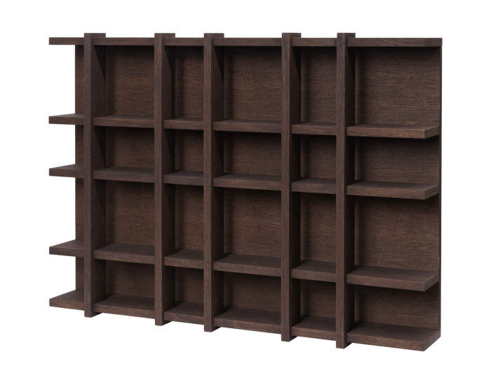Tilem Shelf 6x4, dark stained oak