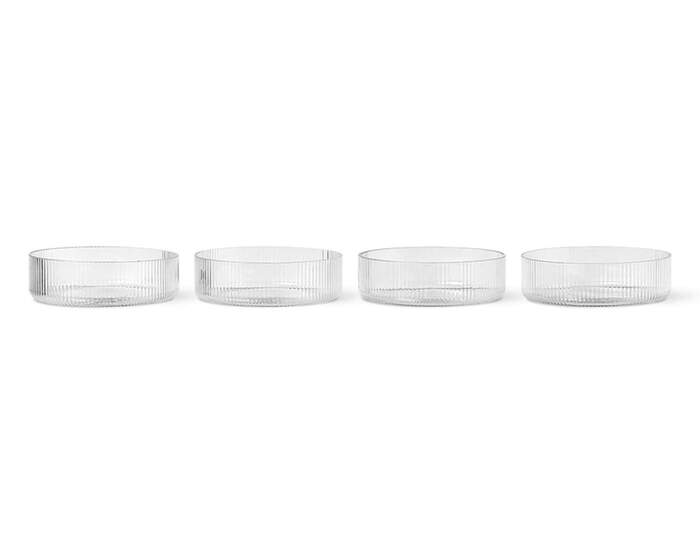 Misky Ripple set 4ks, clear