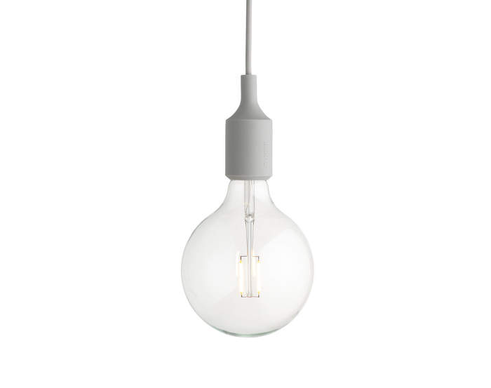 Závěsná LED lampa Muuto E27, light grey