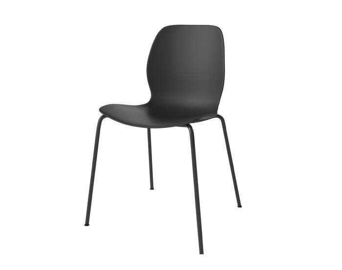 seedblackSeed Dining Chair Metal, black / black