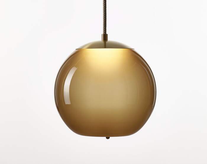 Knot Sfera PC1016 Lamp, brown / brass