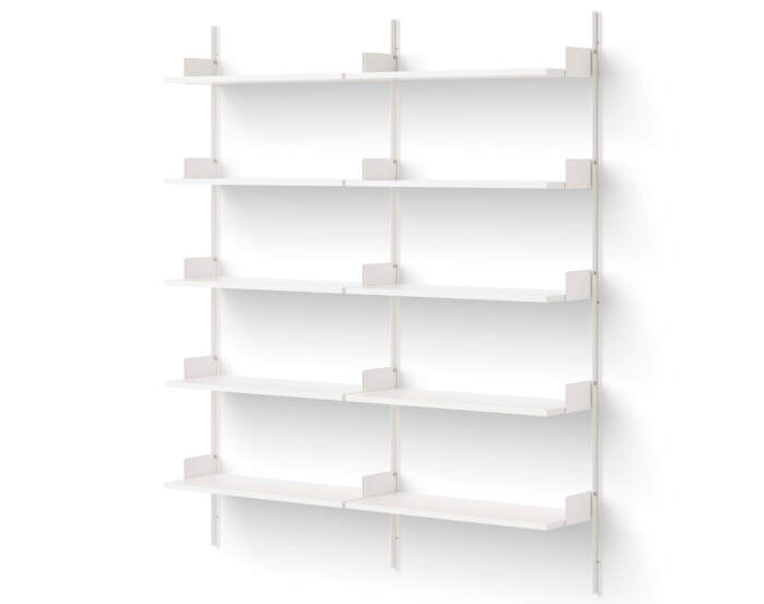 Library Shelf 1900, white/white